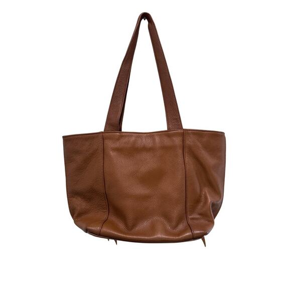 JJ Winters Honey Leather Tenley Tote - Picture 3 of 11